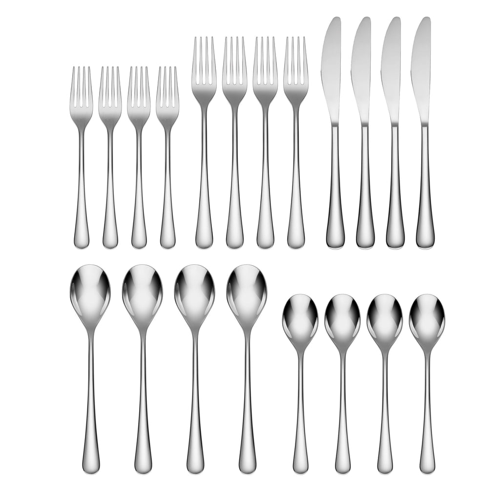 Xyla Mirror 20 Piece Flatware Set