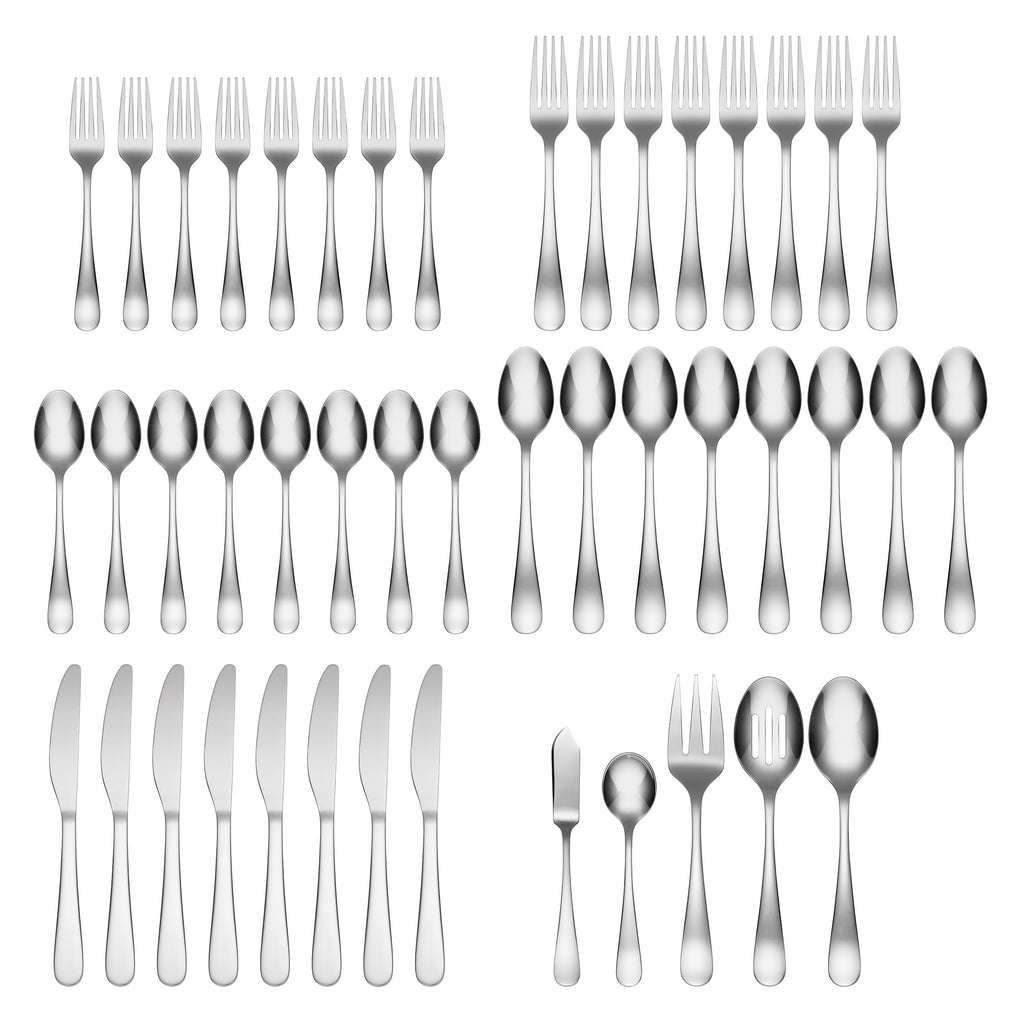 Rhiannon Mirror 45 Piece Flatware Set