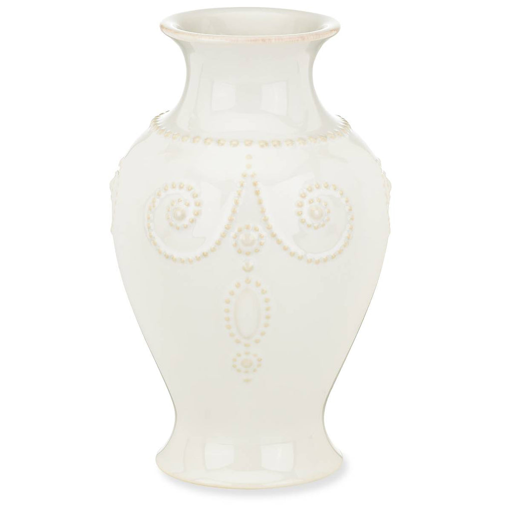 French Perle White Bouquet Vase