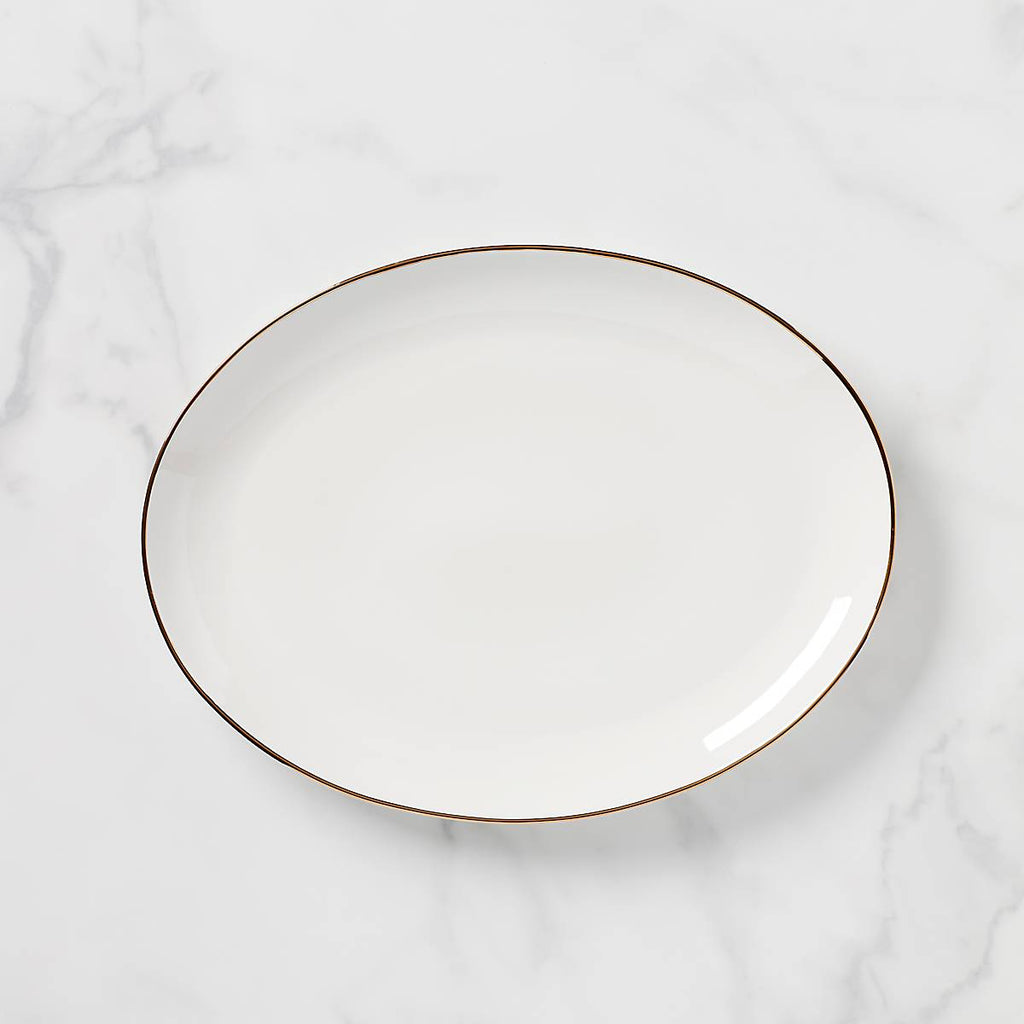 Trianna White Serving Platter
