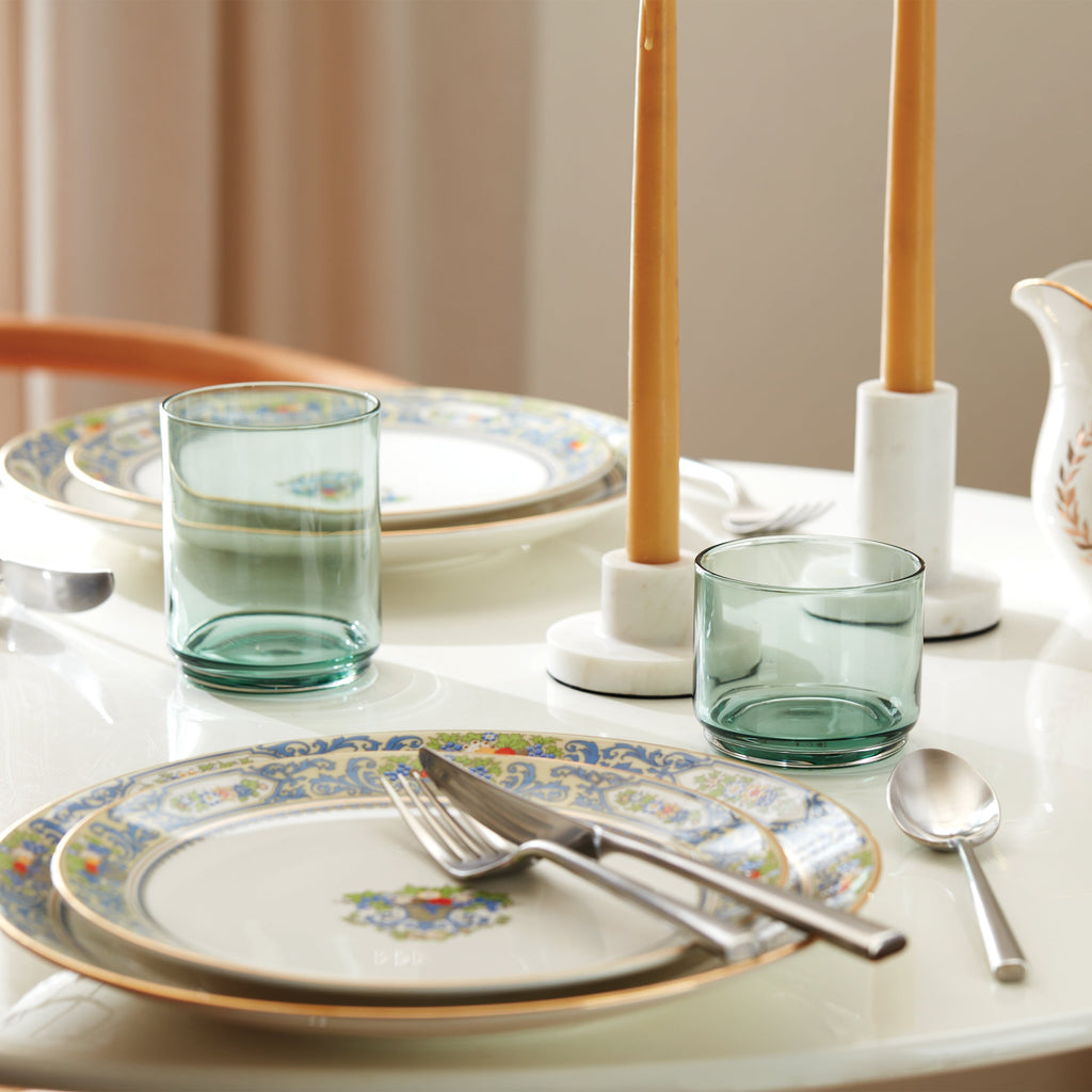 Tuscany Classics Stackable Green Short Glasses - Set Of 4