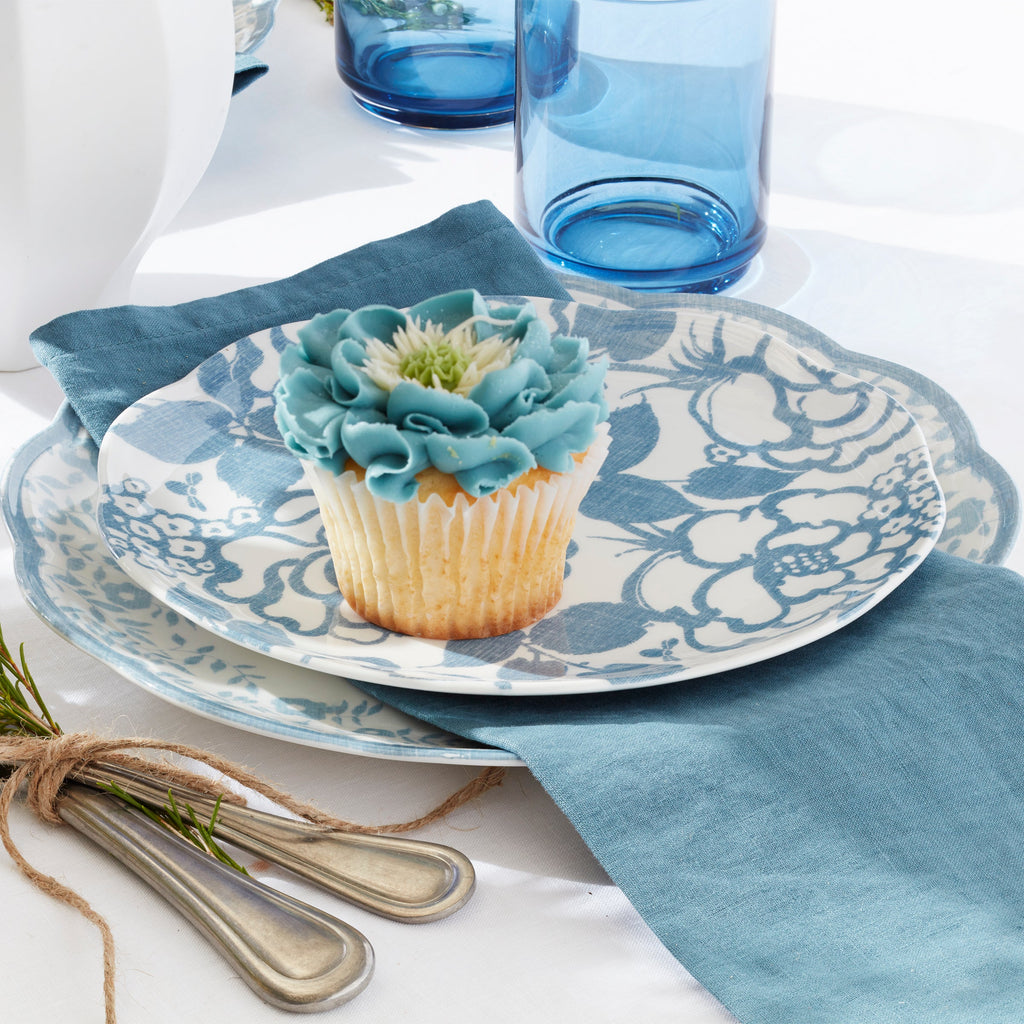 Tuscany Classics Stackable Blue Tall Glasses - Set Of 4