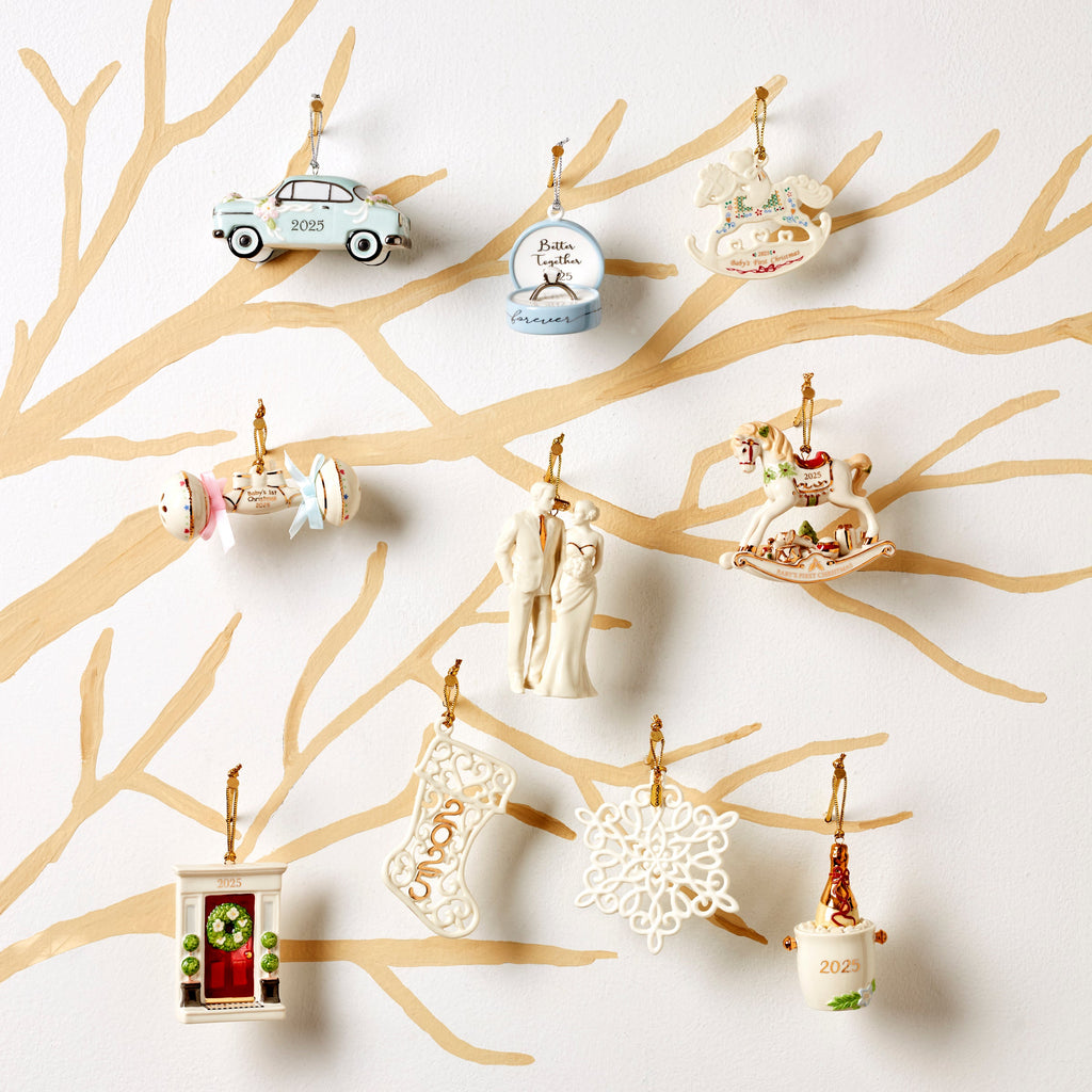 2025 Baby's 1st Christmas Rattle Ornament