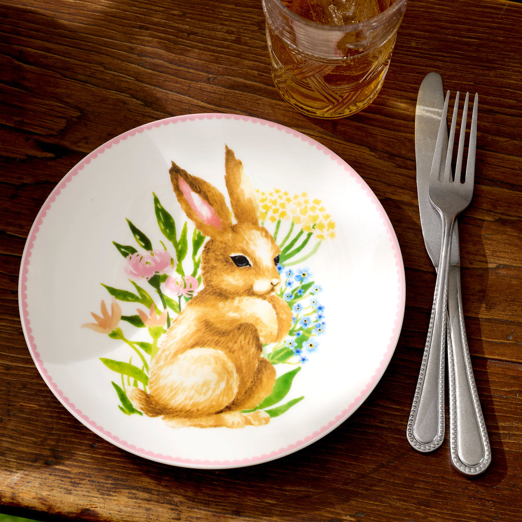Bunny Accent Plates - Set of 4