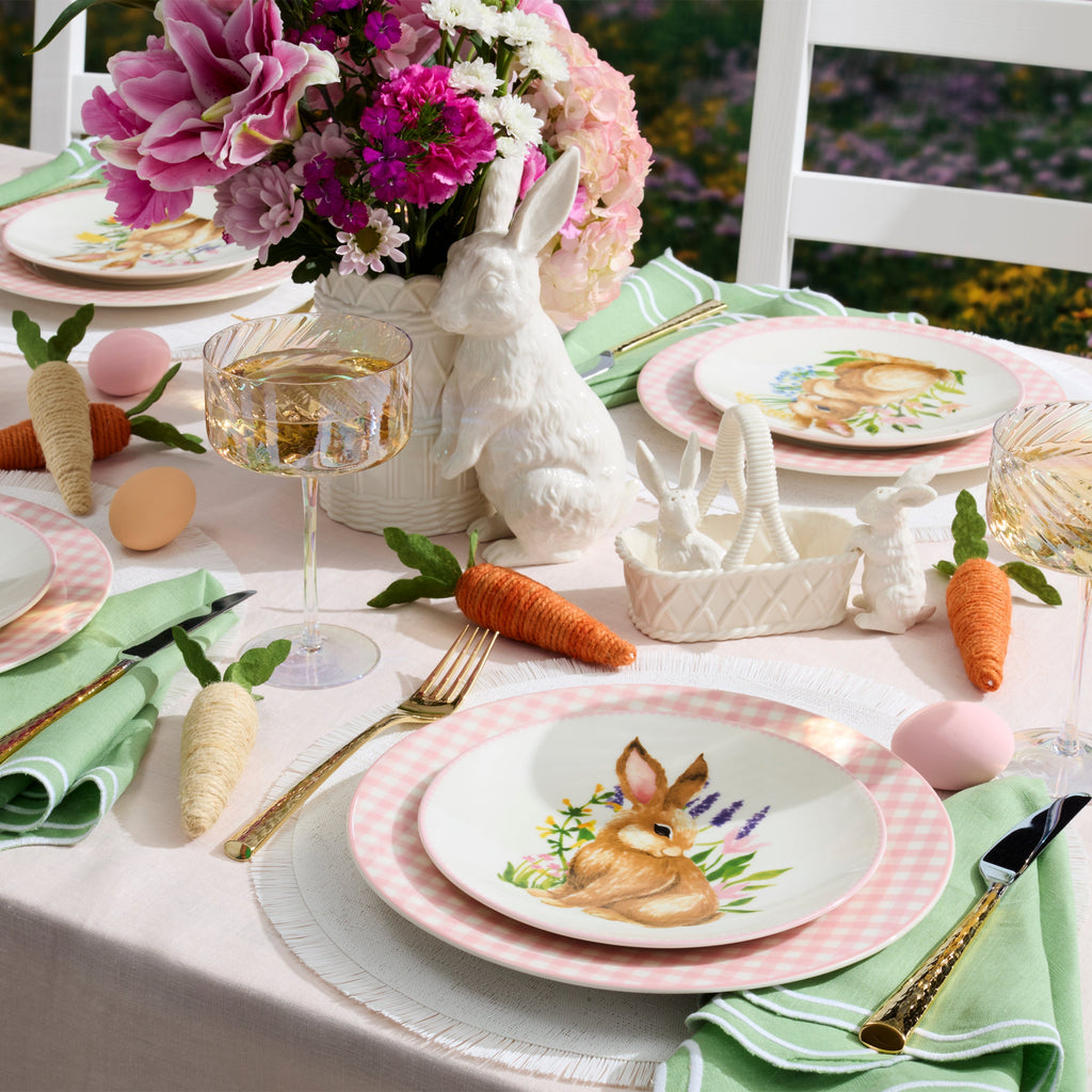 Bunny Accent Plates - Set of 4