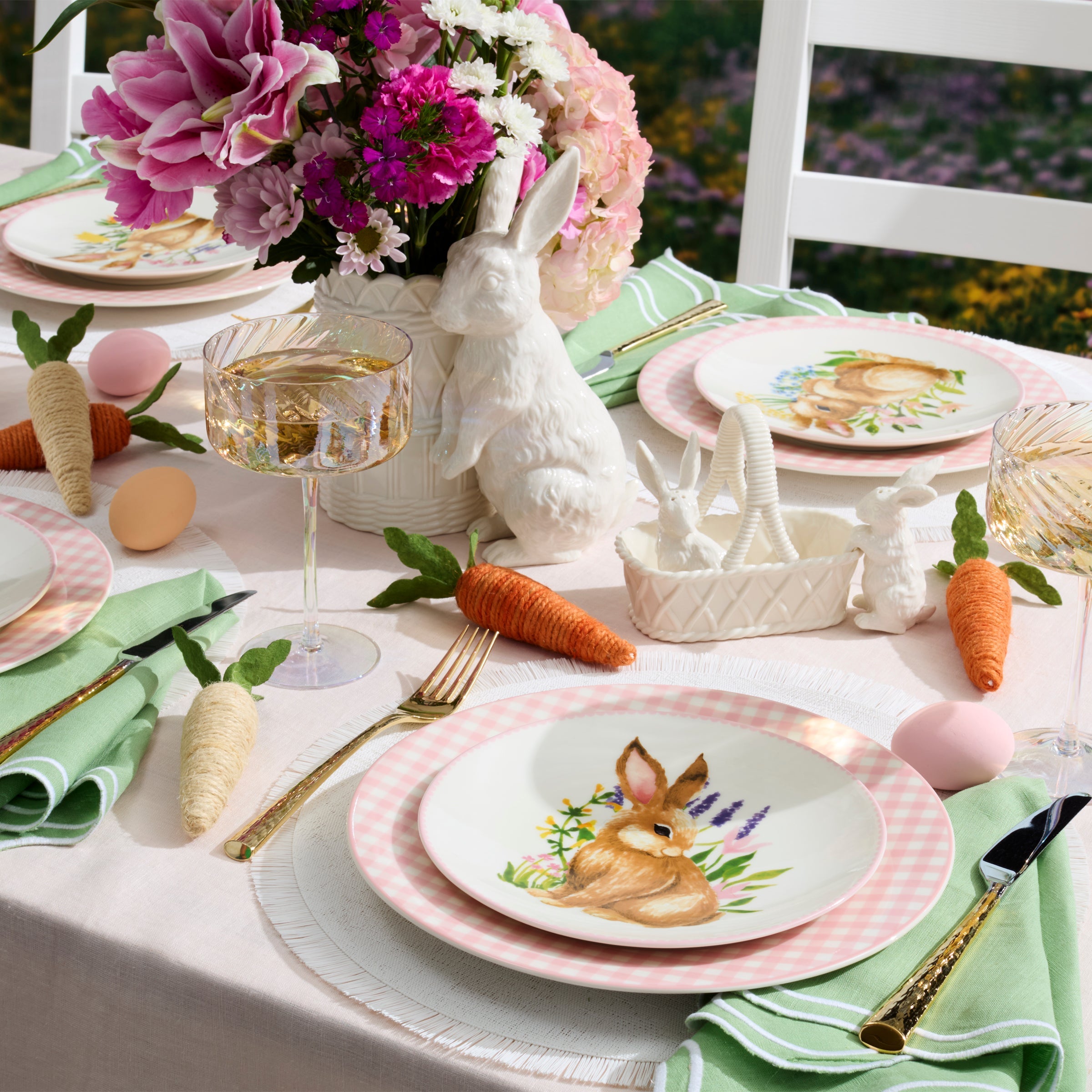 Wicker Creek Bunny Salt & Pepper Set