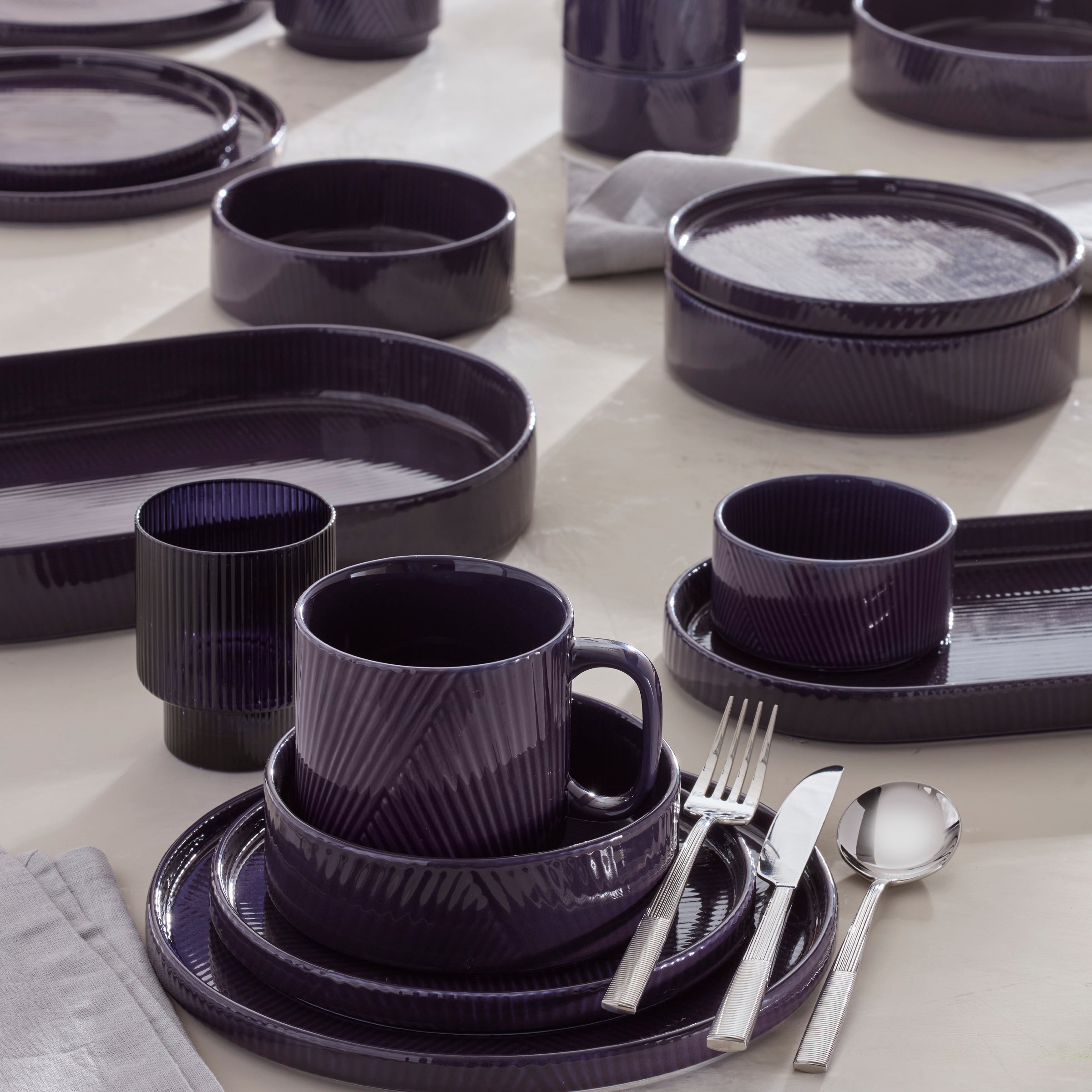 Modulus Nightshade 12-Piece Dinnerware Set