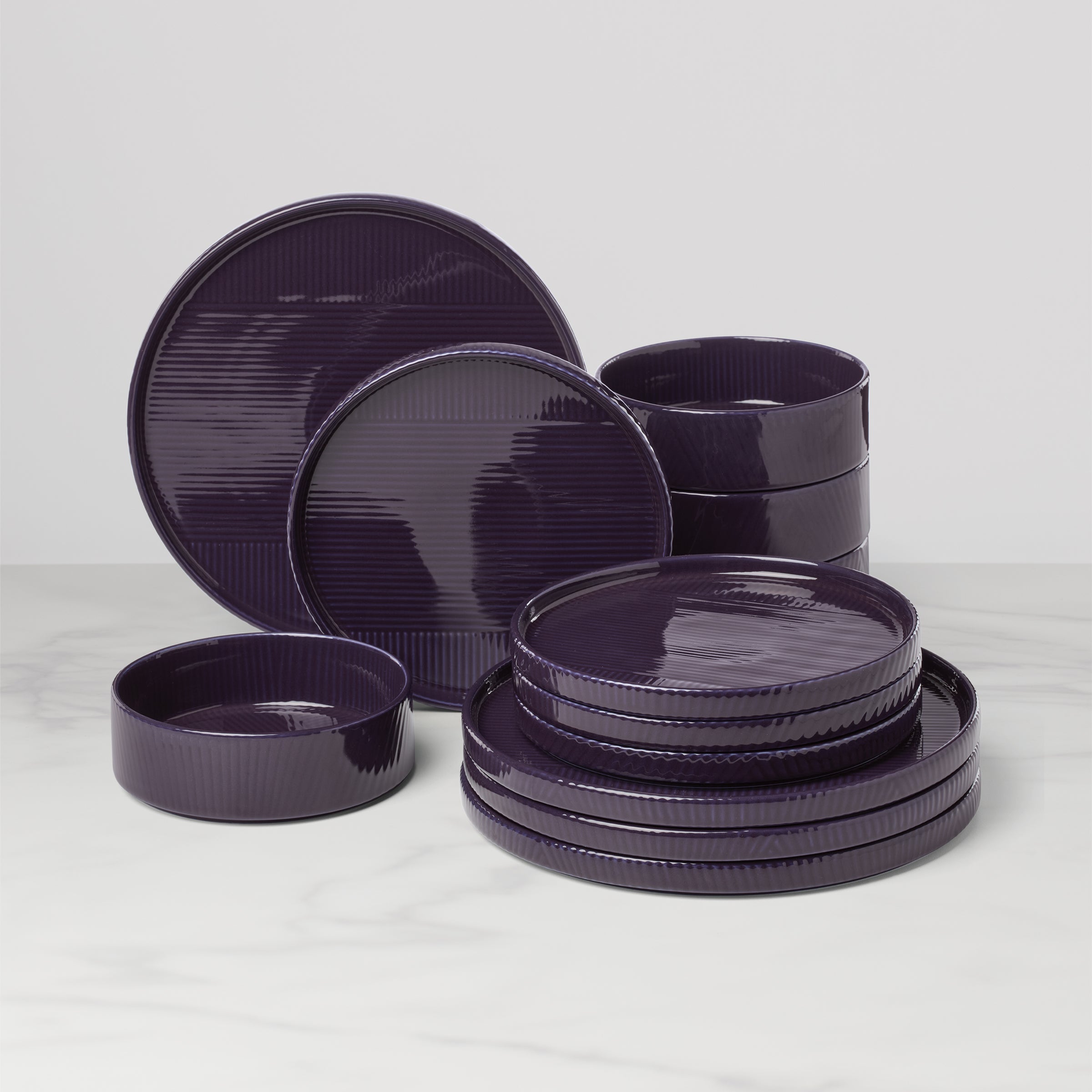 Modulus Nightshade 12-Piece Dinnerware Set