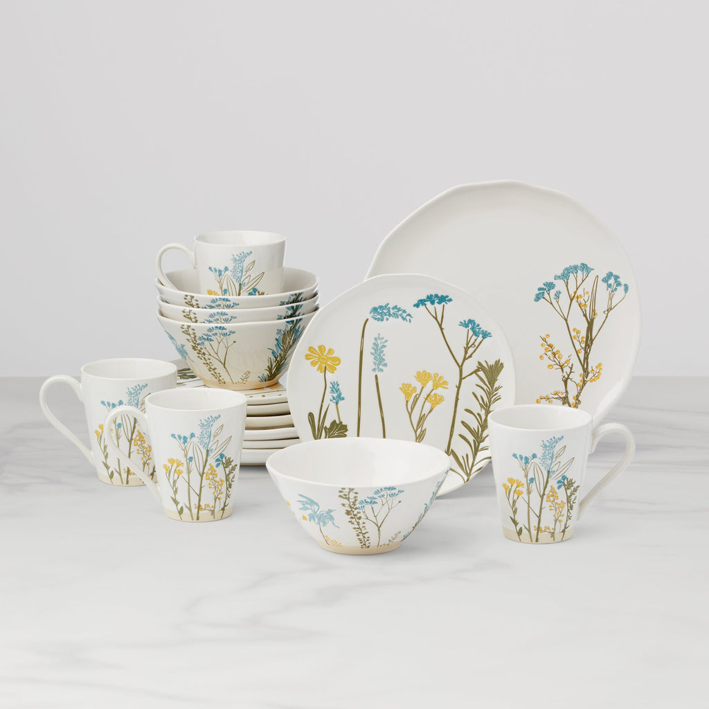 Wildflowers 16-Piece Dinnerware Set