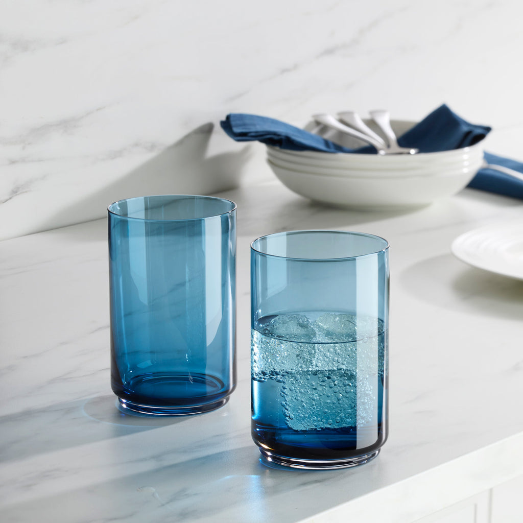 Tuscany Stackable Blue Coolers - Set Of 4