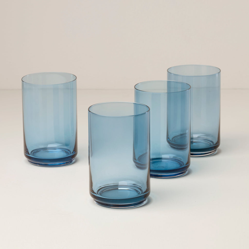 Tuscany Stackable Blue Coolers - Set Of 4