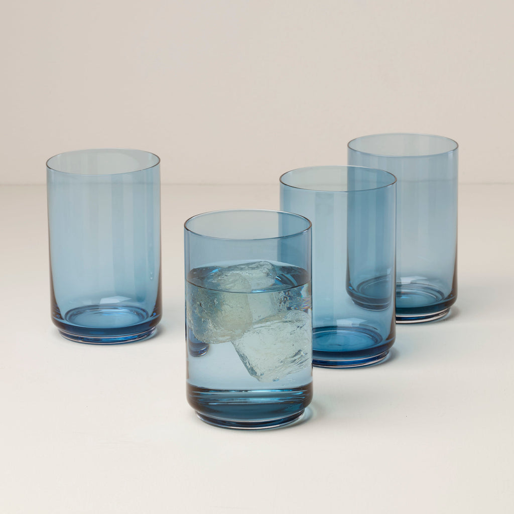 Tuscany Stackable Blue Coolers - Set Of 4