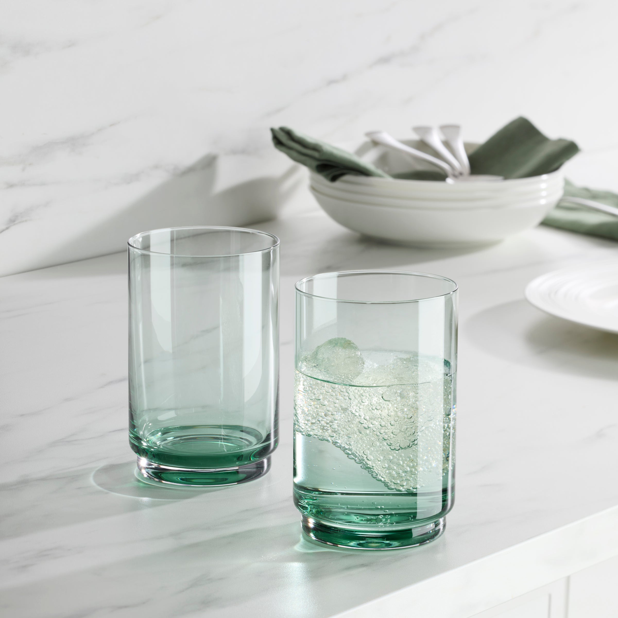 Tuscany Stackable Green Coolers - Set Of 4