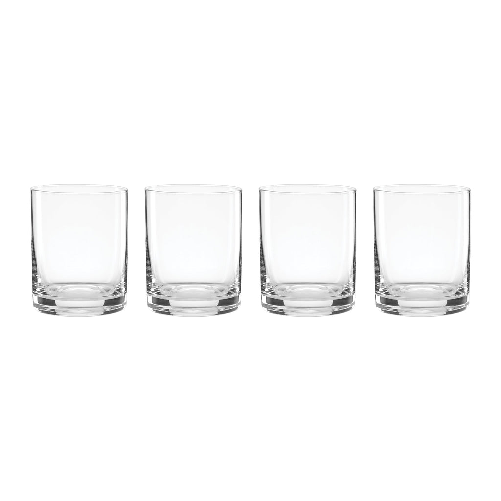5 O'Clock Double Old Fashion Glasses - Set Of 4