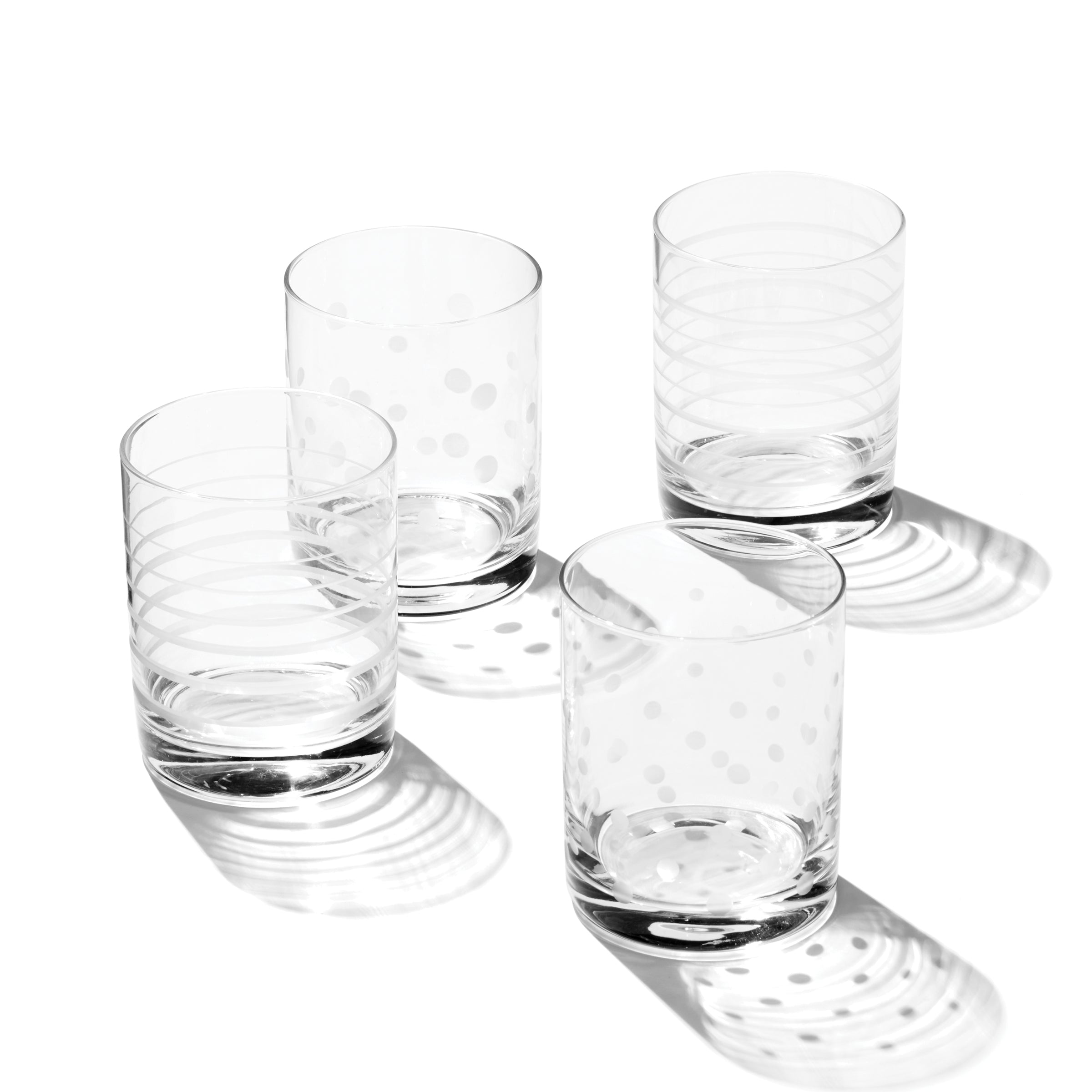 Mingle Double Old Fashion Glasses - Set Of 4
