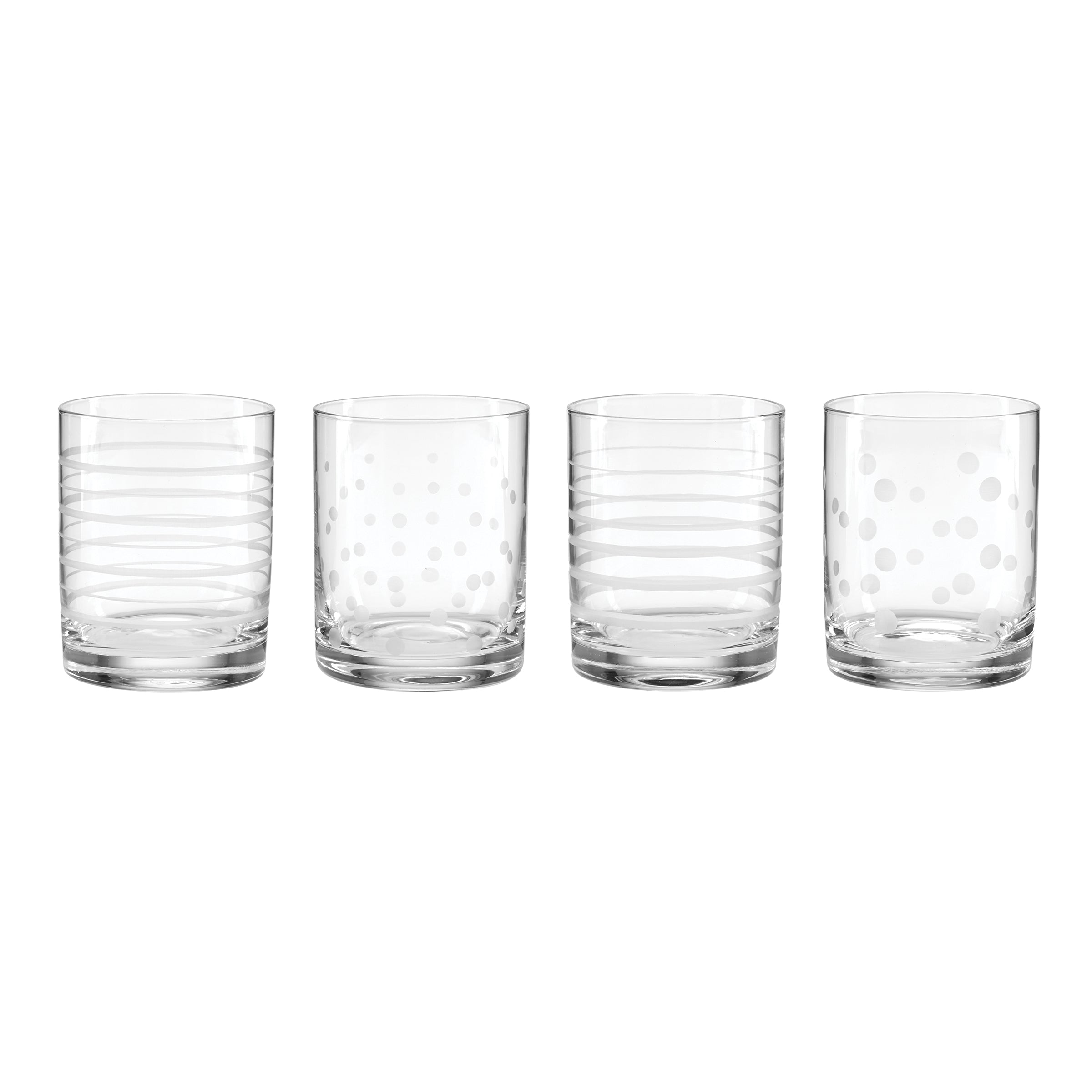 Mingle Double Old Fashion Glasses - Set Of 4