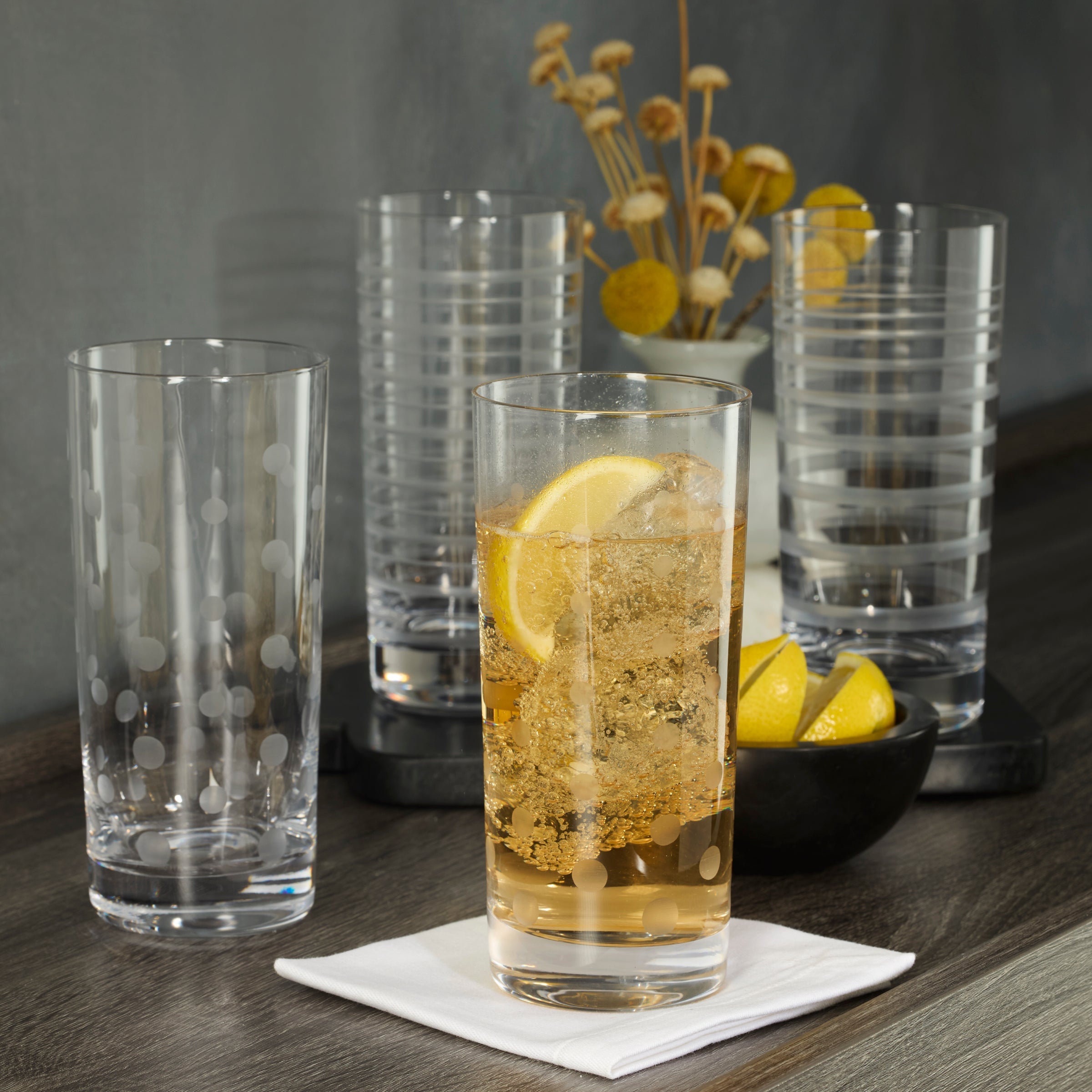Mingle Highball Glasses - Set Of 4