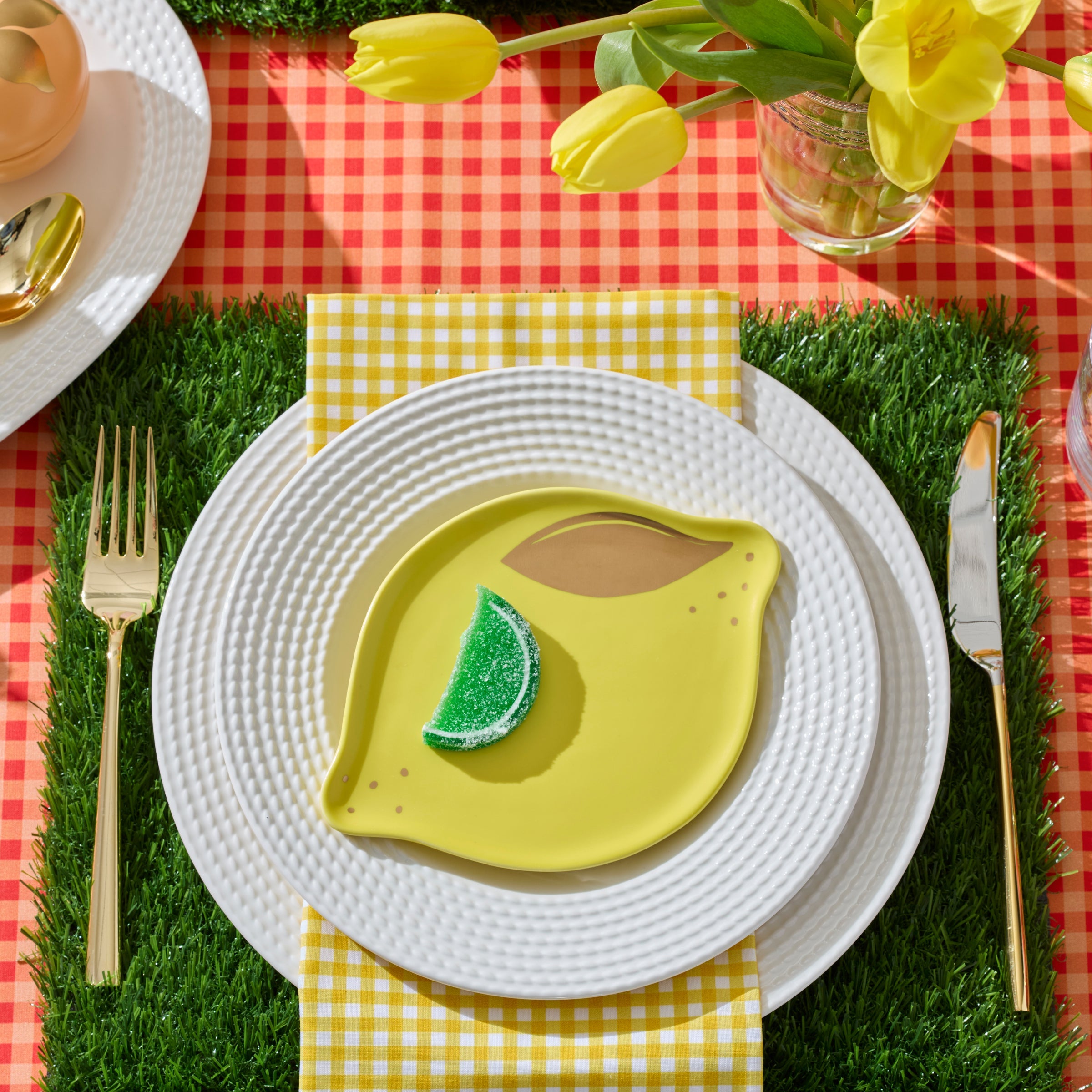 Tutti Fruity Tidbit Plates - Set of 4