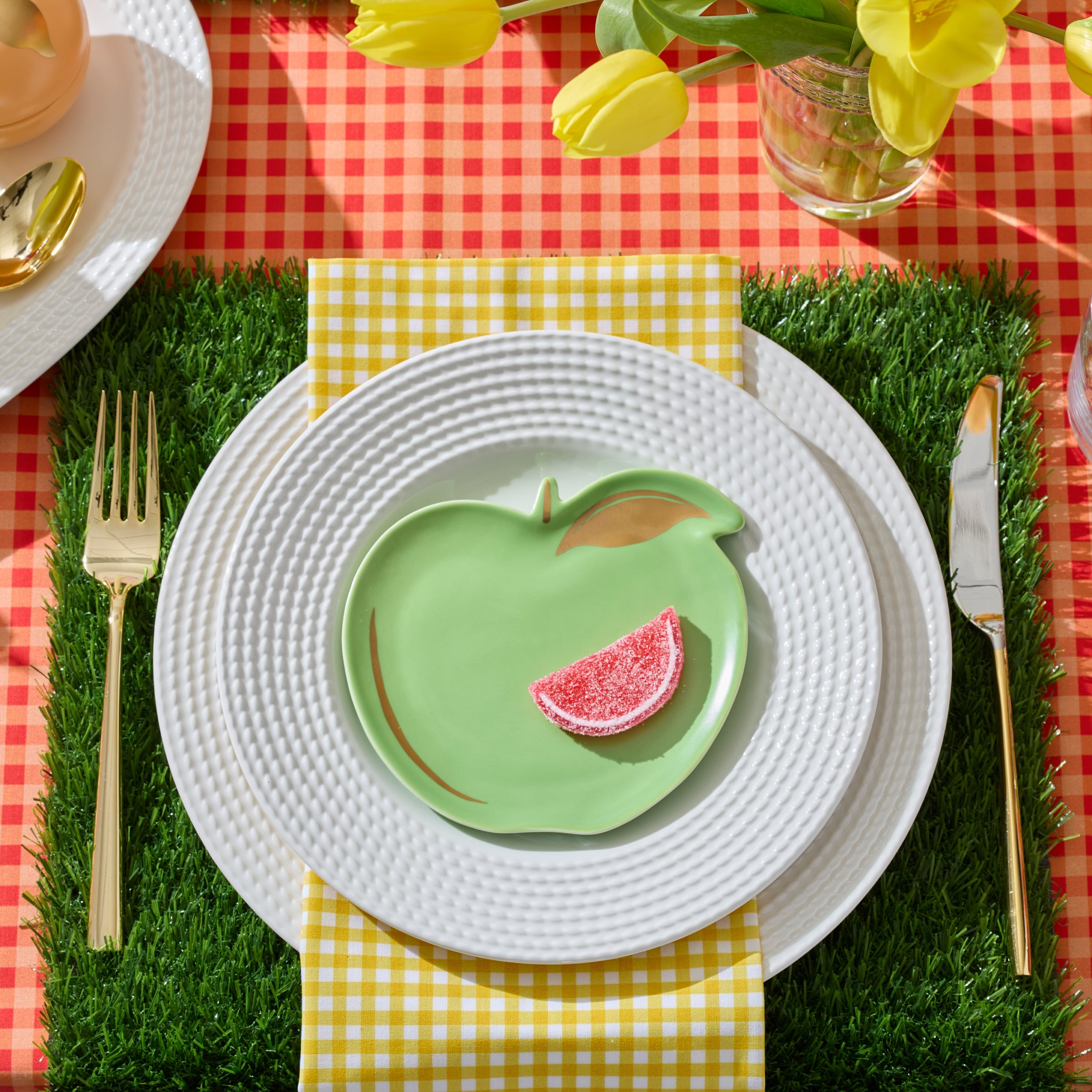 Tutti Fruity Tidbit Plates - Set of 4