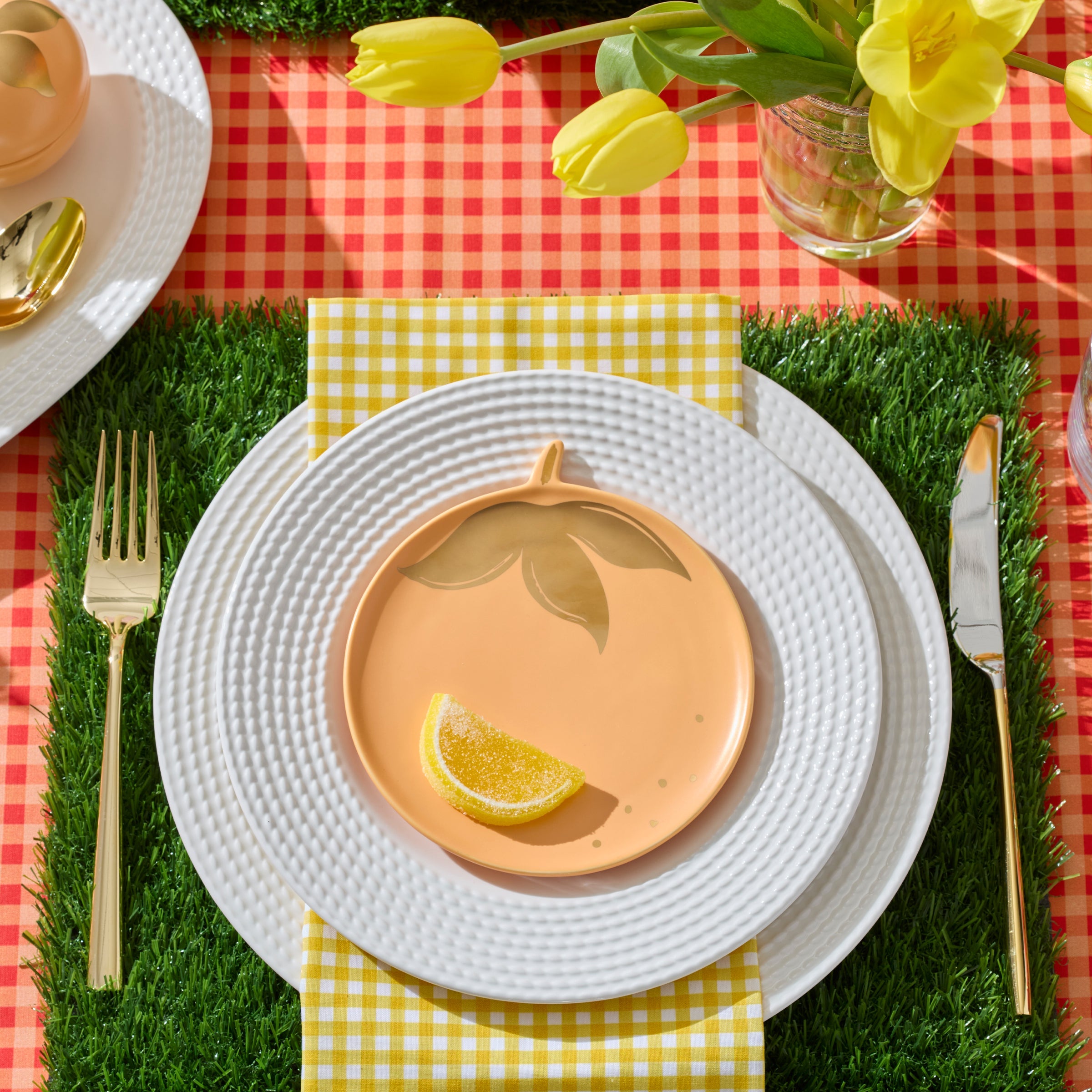 Tutti Fruity Tidbit Plates - Set of 4