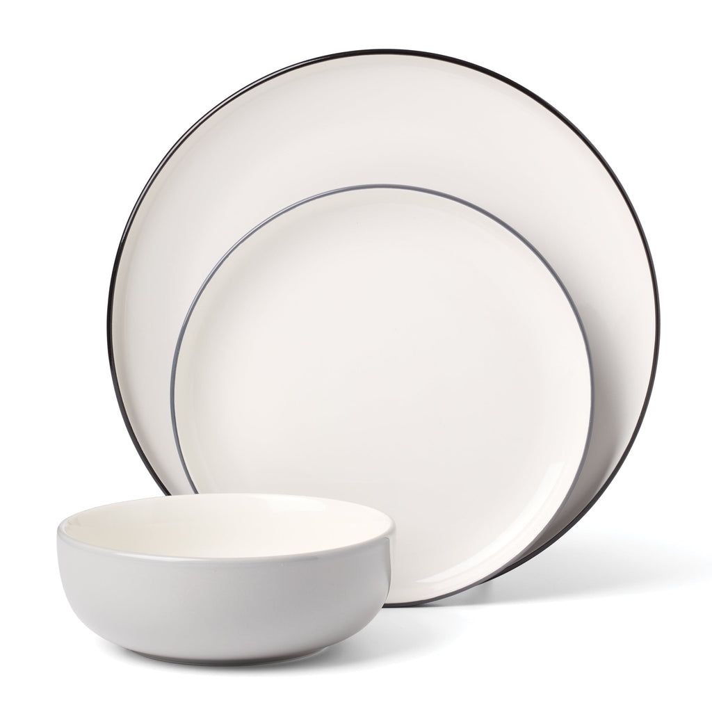 24 Seven Colors Pumice 12-Piece Dinnerware Set