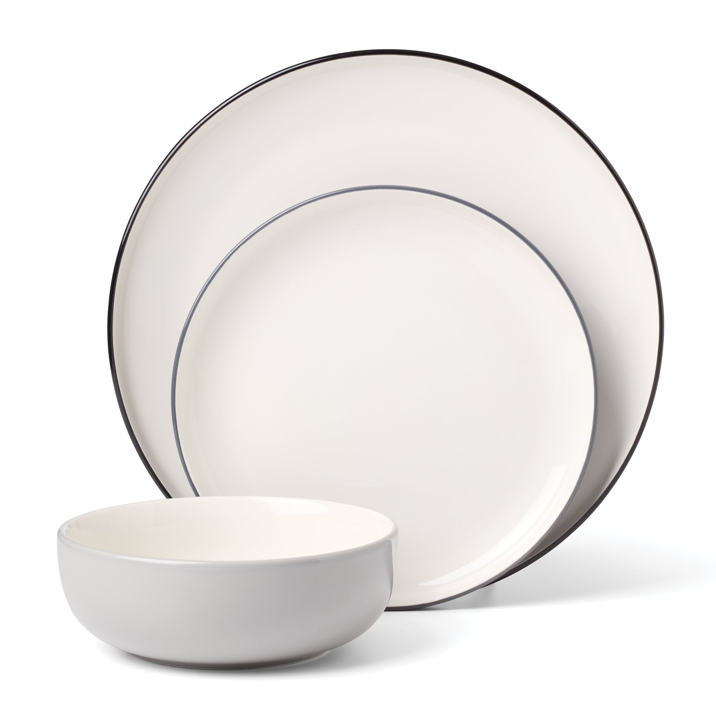 24 Seven Colors Pumice 12-Piece Dinnerware Set
