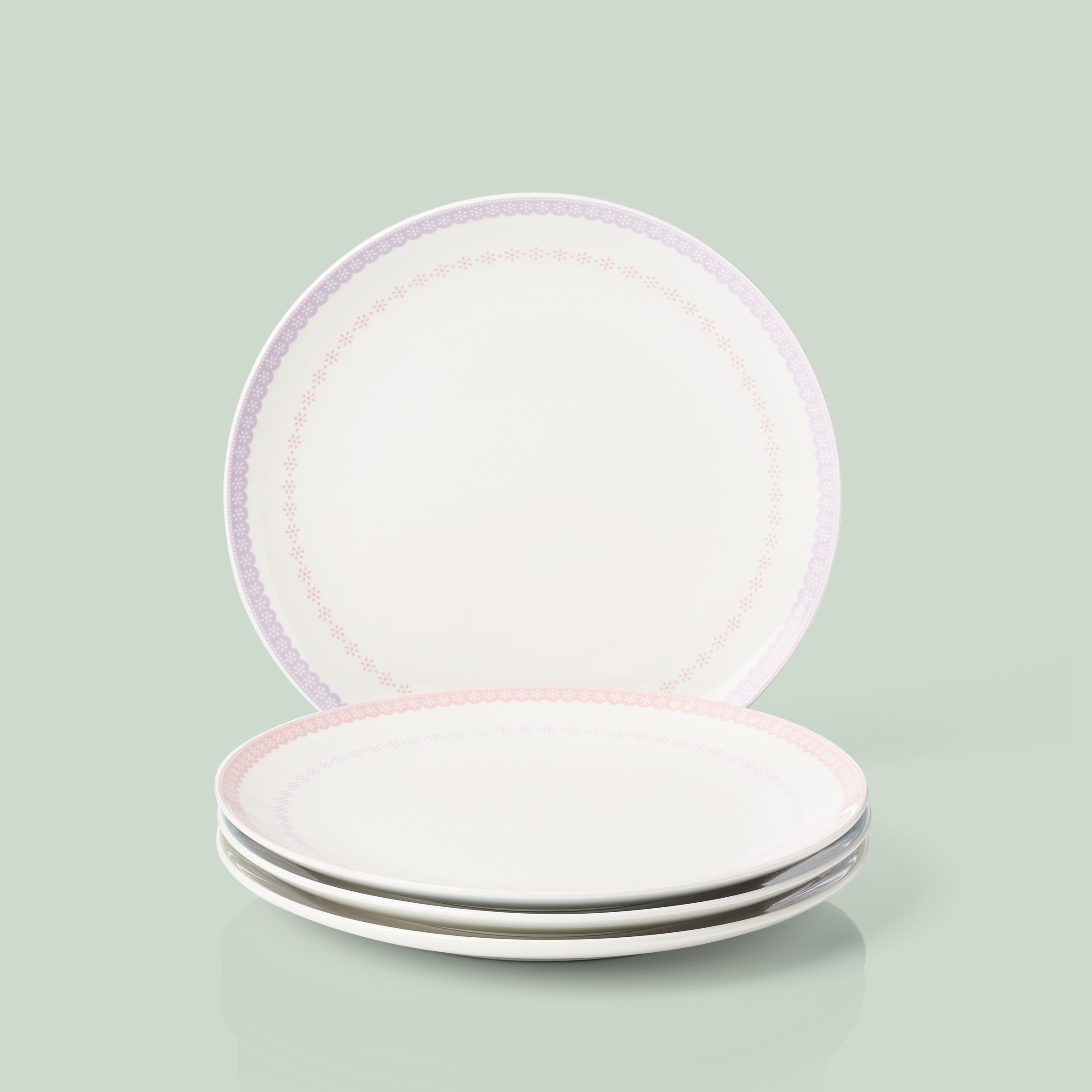 Bunny Hop Dinner Plates - Set of 4