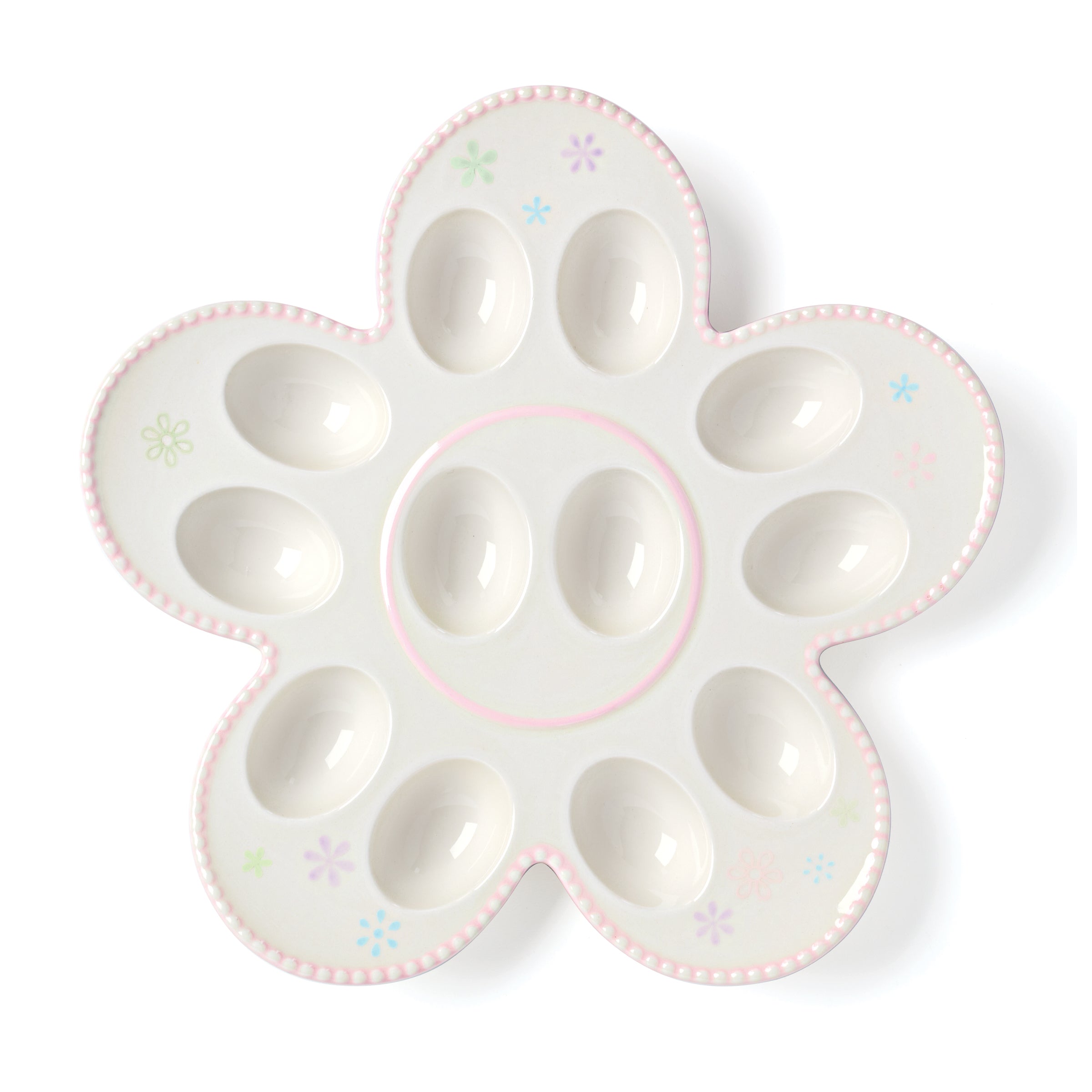 Bunny Hop Easter Egg Platter