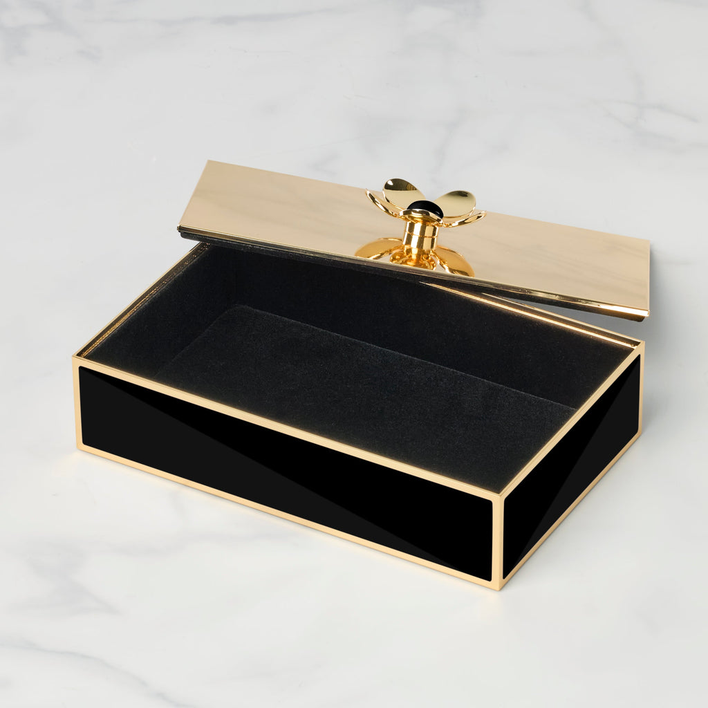 Make It Pop Large Floral Box - Black