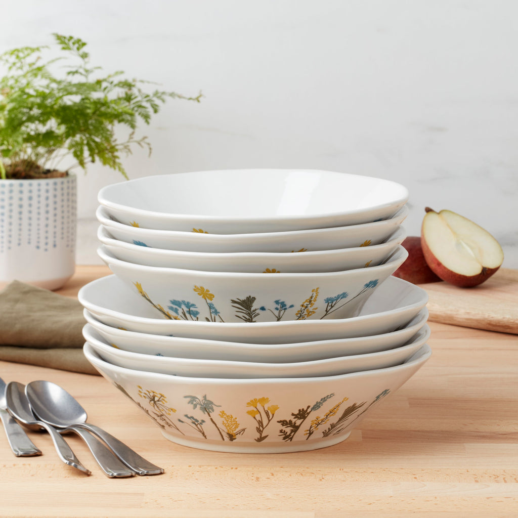 Wildflowers Pasta Bowls - Set of 4