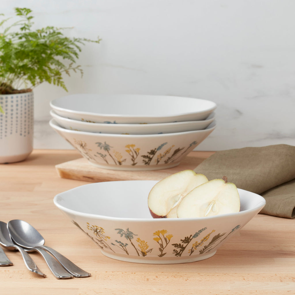 Wildflowers Dinner Bowls - Set of 4
