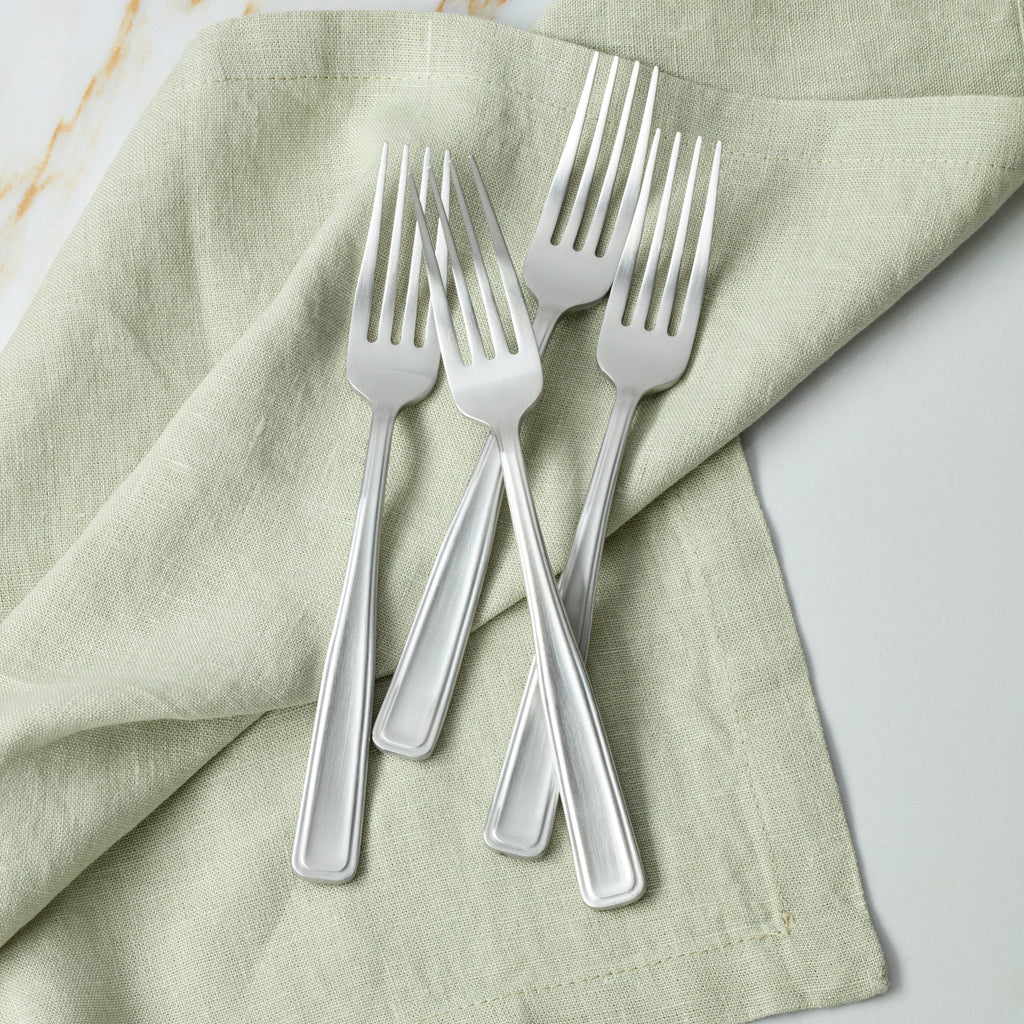 Reid Satin Dinner Fork - Set of 4