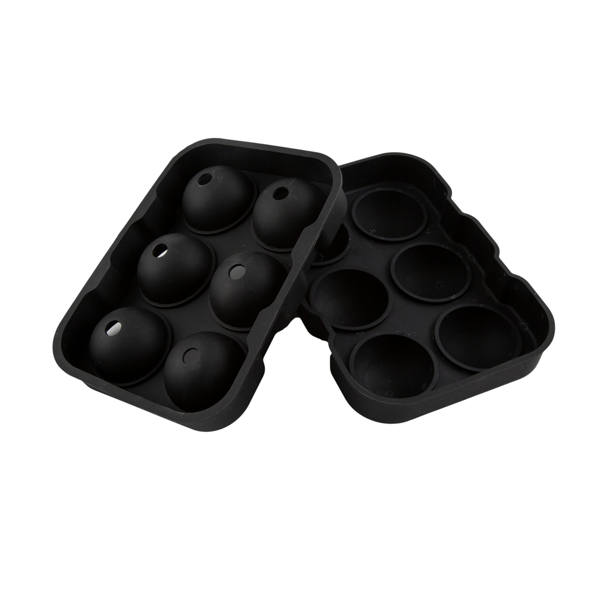 Black Round Silicone Ice Mold