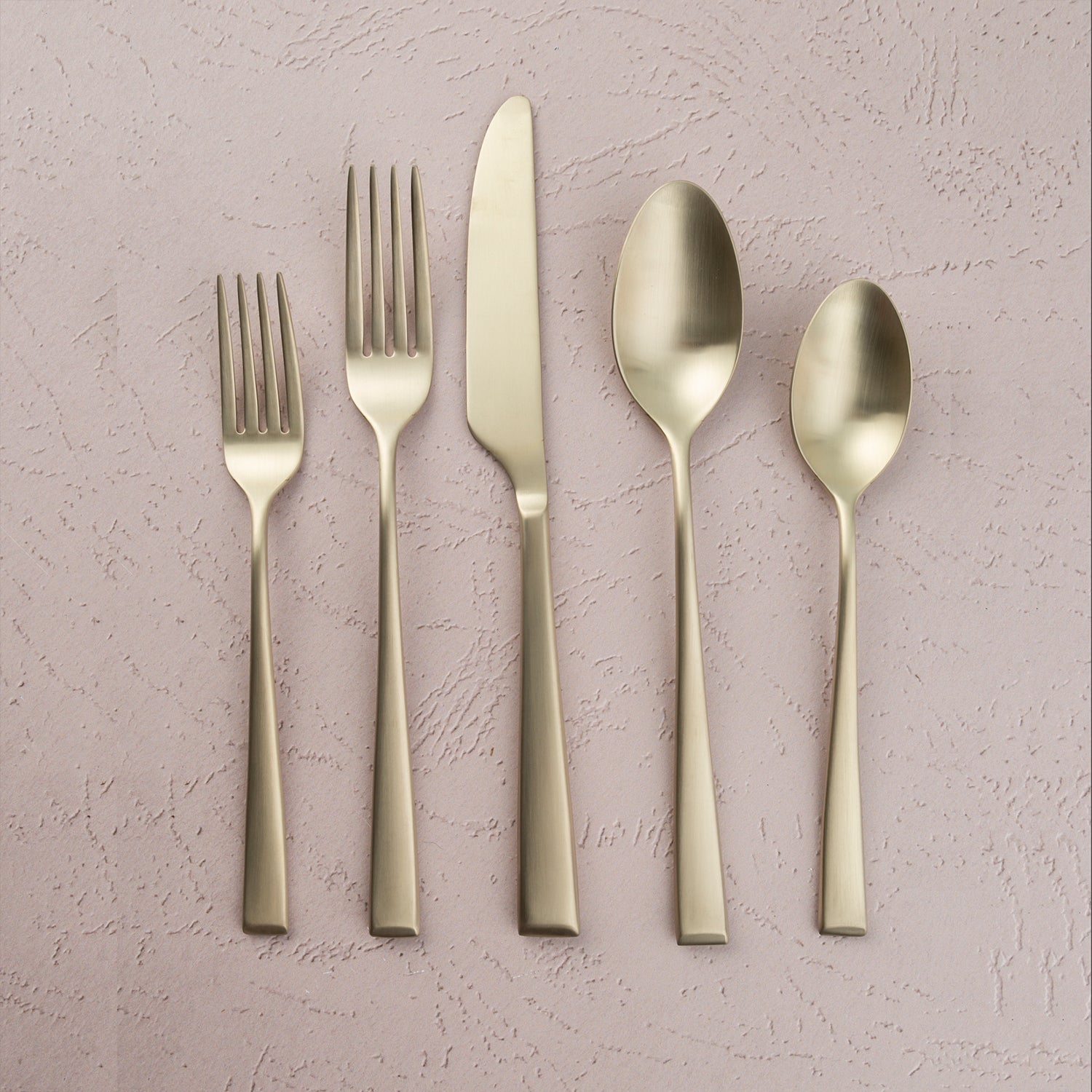 Marlise Champagne Satin 20 Piece Flatware Set