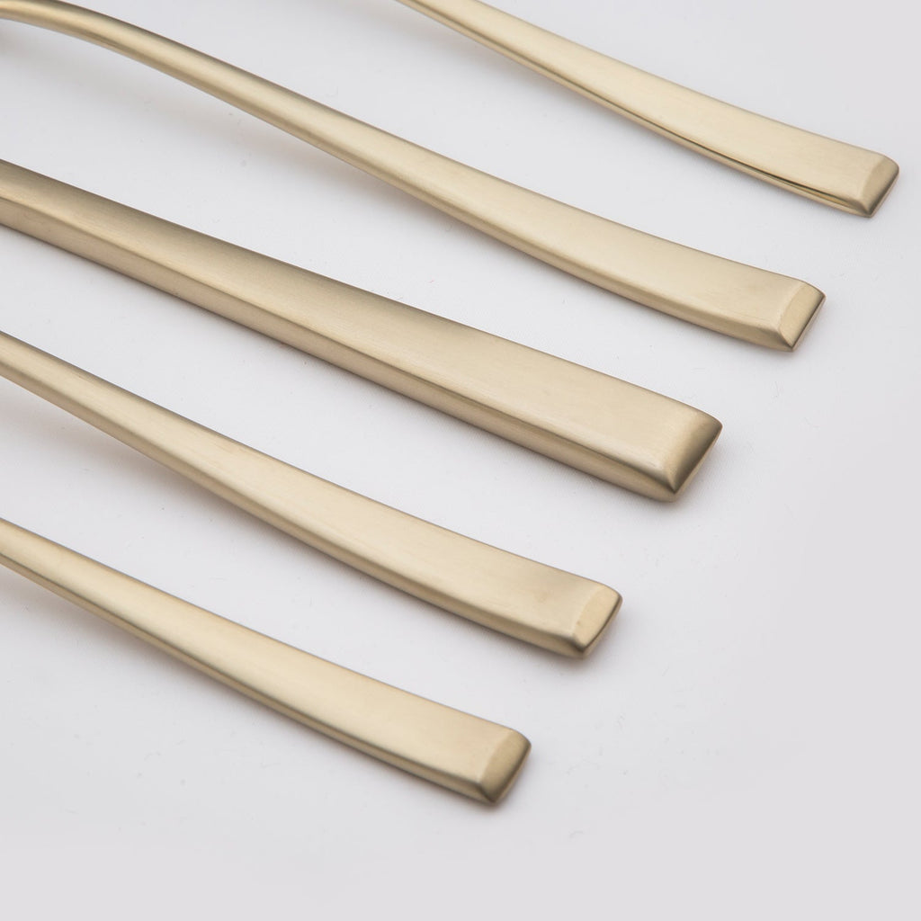 Marlise Champagne Satin 20 Piece Flatware Set