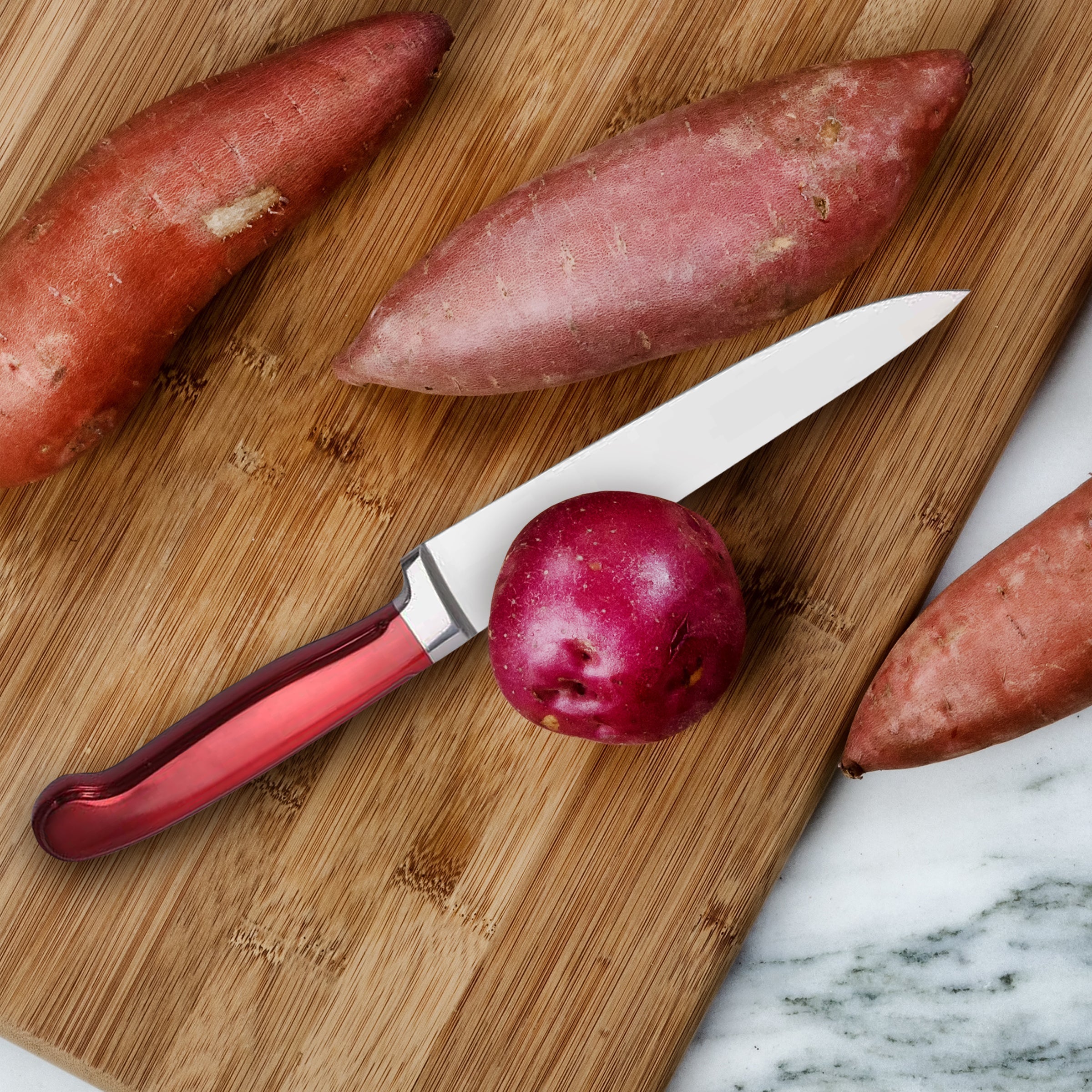 "Rorik 5"" Utility Knife with Clear Blade Gu"