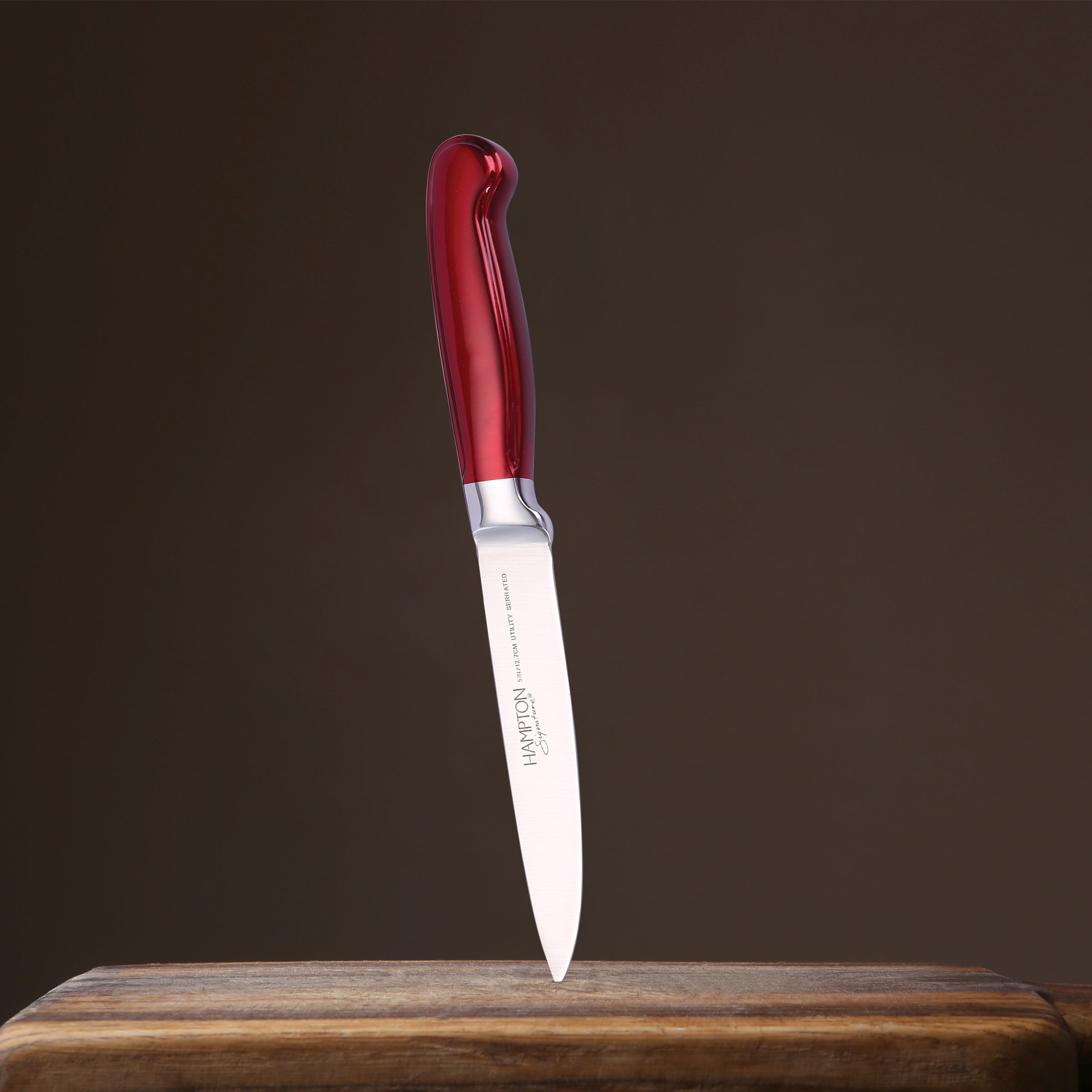 "Rorik 5"" Utility Knife with Clear Blade Gu"
