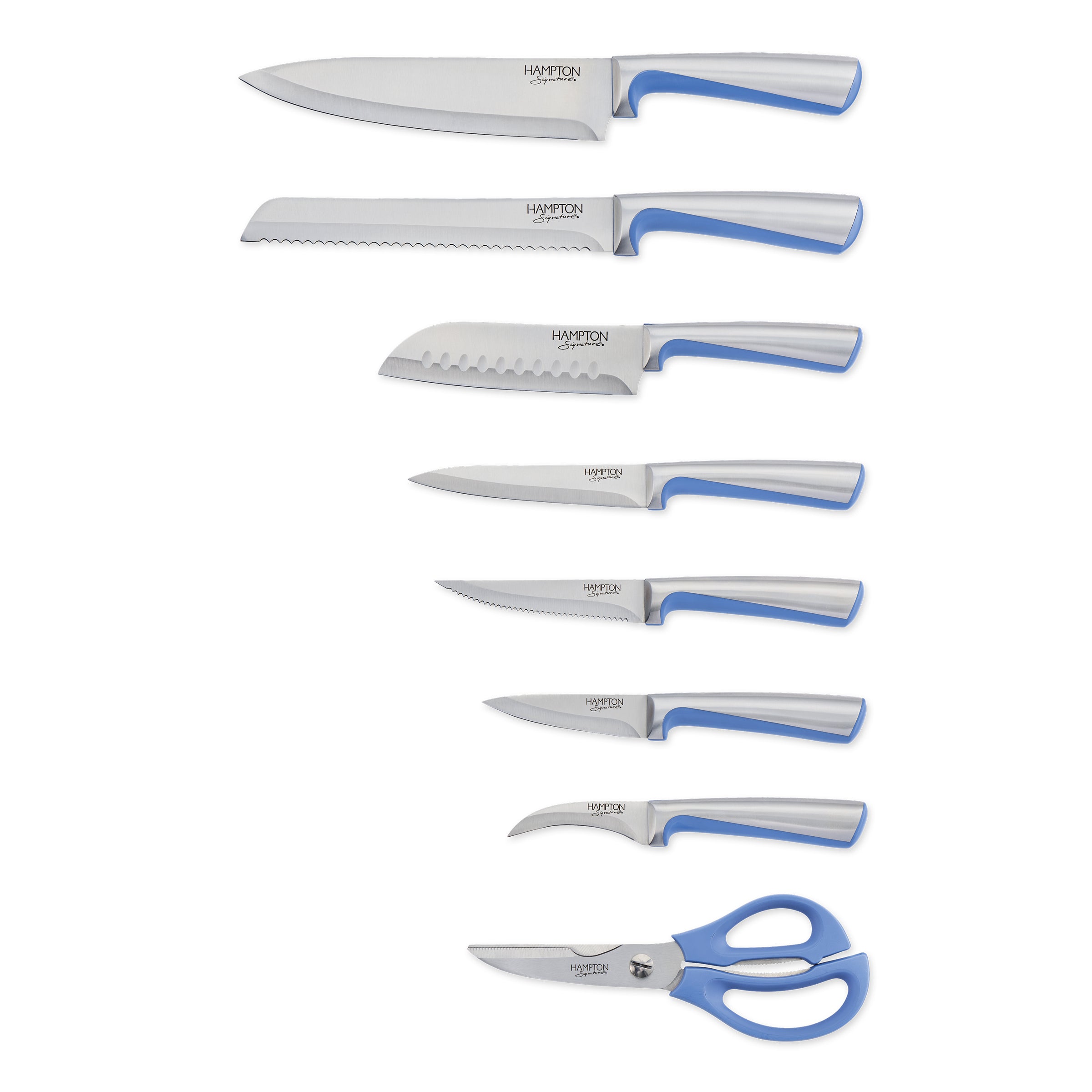 Orion Blue 14 Piece  Cutlery Block Set